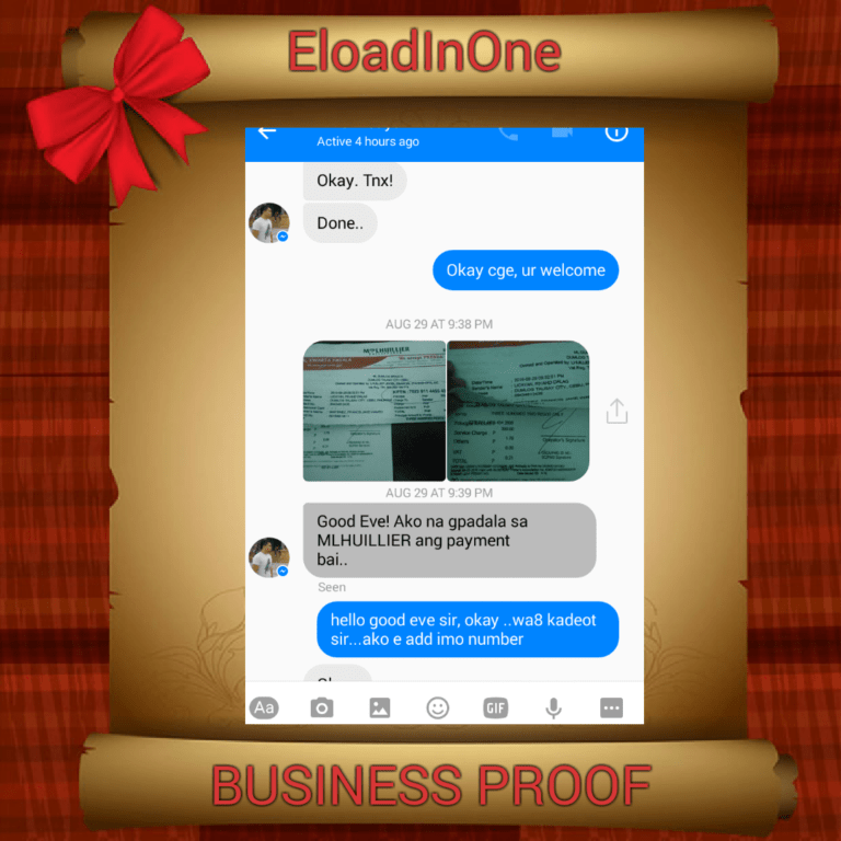 eloading business proof of income