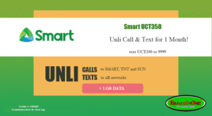Smart UCT350- unli call and text